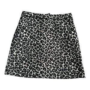 Anthropologie Leopard Animal Print Women's Skirt